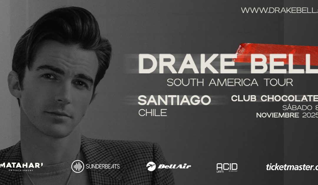 En vivo | Drake Bell vuelve a Chile