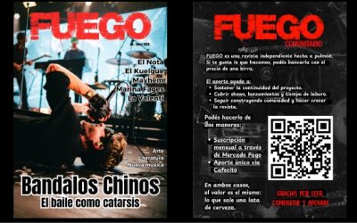 Libros | Revista FUEGO entrega edición 9 con Bandalos Chinos en portada